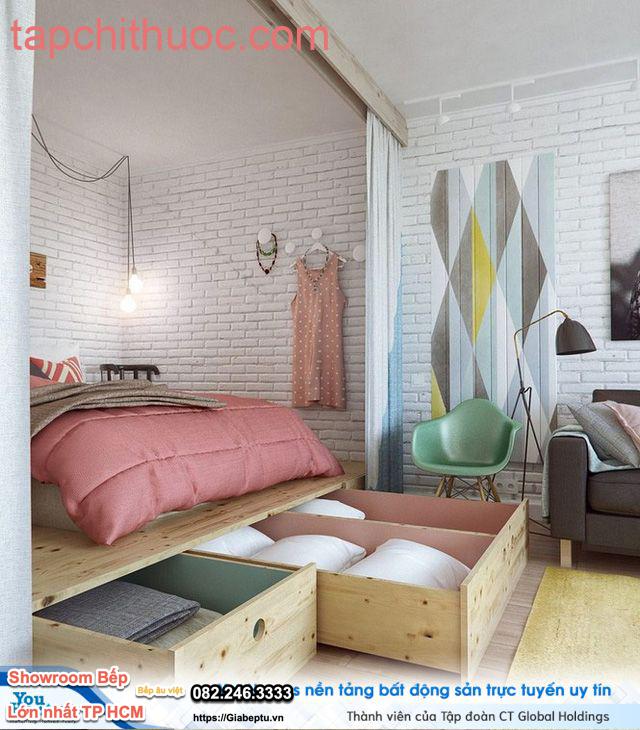 Những kiểu giường đột phá về thiết kế và sự tiện dụng cho phòng ngủ tý hon - Ảnh 4.