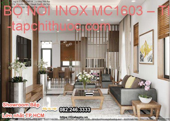 BỘ NỒI INOX MC1603 – TITANIUM
