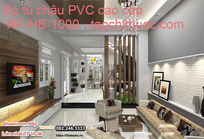 Bộ tủ chậu PVC cao cấp NP-HB-1000 - tapchithuoc.com