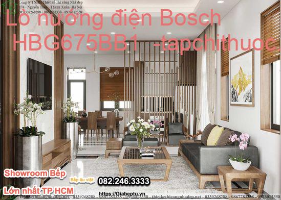Lò nướng điện Bosch  HBG675BB1 
