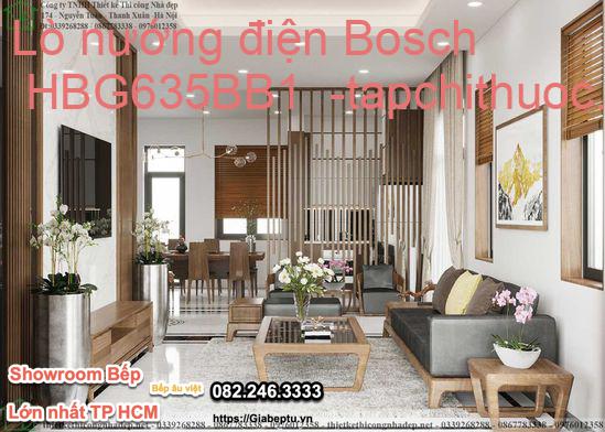 Lò nướng điện Bosch HBG635BB1 