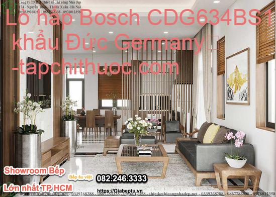 Lò hấp Bosch CDG634BS1 nhập khẩu Đức Germany
