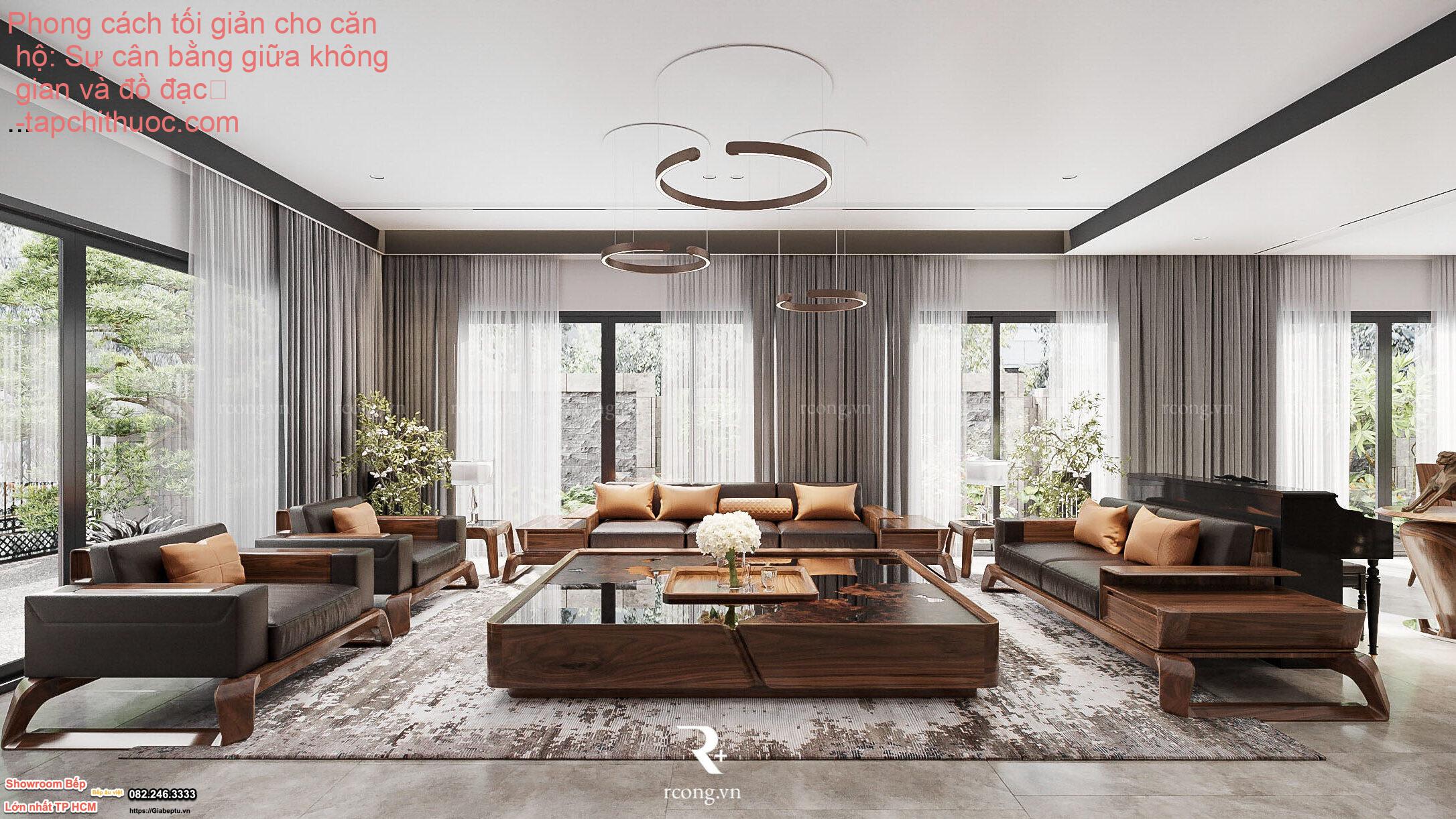 Phong cách tối giản cho căn hộ: Sự cân bằng giữa không gian và đồ đạc
